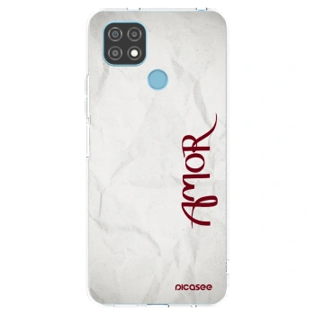 Picasee silikonski prozorni ovitek za Realme C21 - Amor