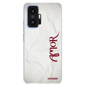 Picasee silikonski prozorni ovitek za Xiaomi 11T Pro - Amor