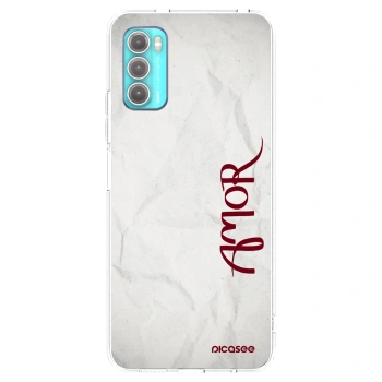 Picasee silikonski prozorni ovitek za Motorola Moto G60 - Amor