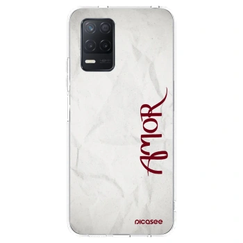 Picasee silikonski prozorni ovitek za Realme 8 5G - Amor