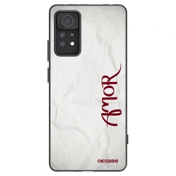 Picasee silikonski črni ovitek za Xiaomi Redmi Note 11 Pro 5G - Amor