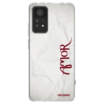 Picasee silikonski prozorni ovitek za Xiaomi Redmi Note 11 Pro 5G - Amor