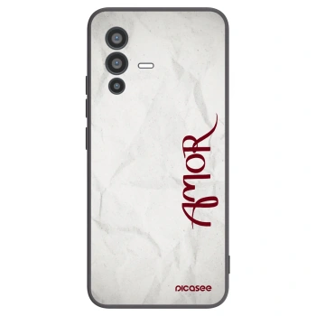 Picasee silikonski črni ovitek za Vivo V23 5G - Amor