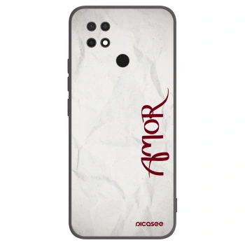 Picasee silikonski črni ovitek za Xiaomi Redmi 10C - Amor