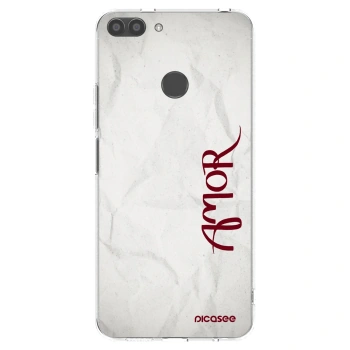 Picasee silikonski prozorni ovitek za Huawei P Smart - Amor