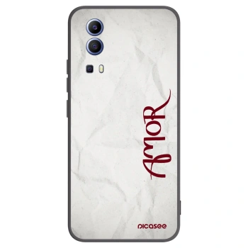 Picasee silikonski črni ovitek za Vivo Y52 5G - Amor