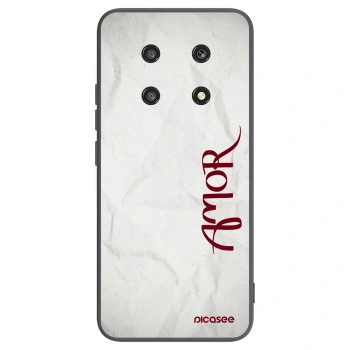 Picasee silikonski črni ovitek za Honor Magic4 Lite 5G - Amor