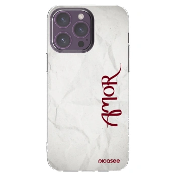 Picasee silikonski prozorni ovitek za Apple iPhone 14 Pro Max - Amor