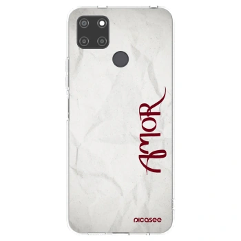 Picasee silikonski prozorni ovitek za Realme C21Y - Amor