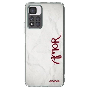 Picasee silikonski prozorni ovitek za Xiaomi Redmi Note 11 Pro+ 5G - Amor