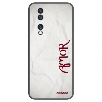 Picasee silikonski črni ovitek za Honor 70 - Amor