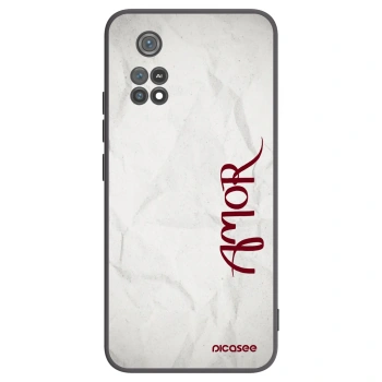 Picasee silikonski črni ovitek za Xiaomi Poco M4 Pro - Amor