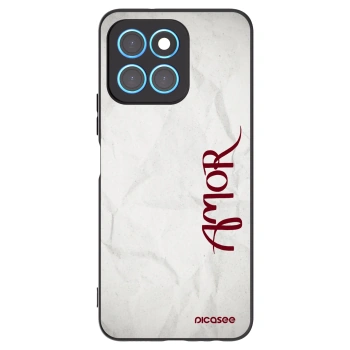 Picasee silikonski črni ovitek za Honor X6 - Amor