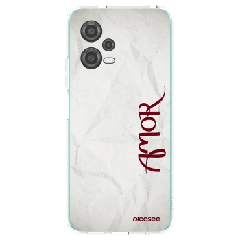 Picasee silikonski prozorni ovitek za Xiaomi Poco X5 - Amor