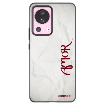 Picasee silikonski črni ovitek za Xiaomi 13 Lite - Amor