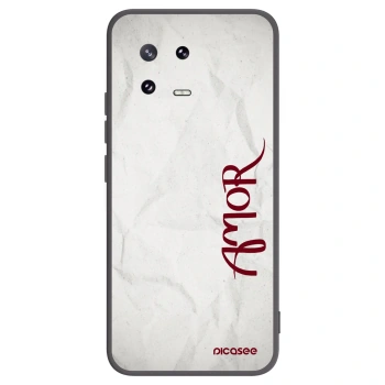 Picasee silikonski črni ovitek za Xiaomi 13 Pro - Amor