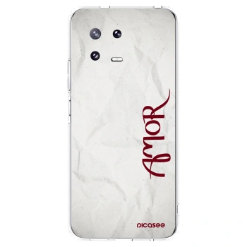 Picasee silikonski prozorni ovitek za Xiaomi 13 Pro - Amor