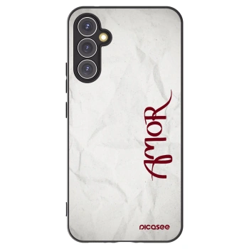 Picasee silikonski črni ovitek za Samsung Galaxy A34 5G A346B - Amor