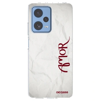 Picasee silikonski prozorni ovitek za Xiaomi Redmi Note 12 Pro 5G - Amor