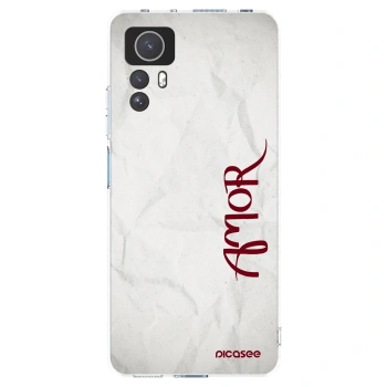 Picasee silikonski prozorni ovitek za Xiaomi Redmi Note 12S - Amor