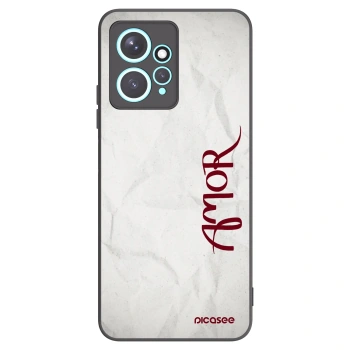 Picasee silikonski črni ovitek za Xiaomi Redmi Note 12 4G - Amor