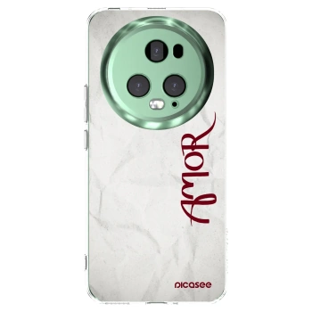 Picasee silikonski prozorni ovitek za Honor Magic5 Pro - Amor
