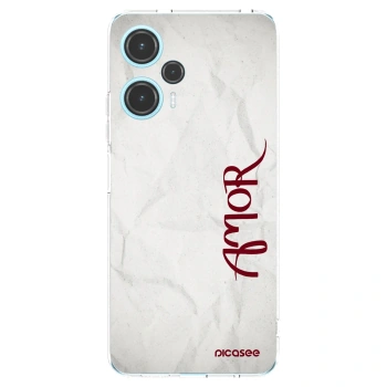 Picasee silikonski prozorni ovitek za Xiaomi Poco F5 - Amor