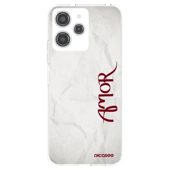 Picasee silikonski prozorni ovitek za Xiaomi Redmi 12 4G - Amor