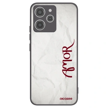 Picasee silikonski črni ovitek za Xiaomi Redmi 12 4G - Amor