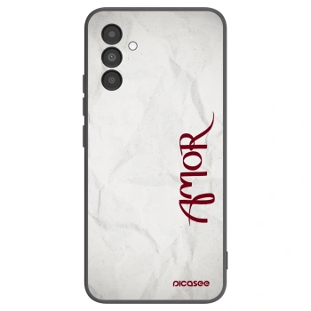 Picasee silikonski črni ovitek za Samsung Galaxy A04s A047F - Amor