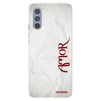 Picasee silikonski prozorni ovitek za Motorola Moto G62 - Amor