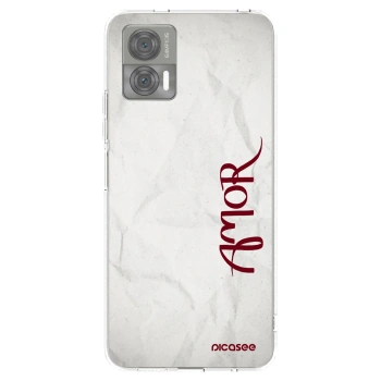 Picasee silikonski prozorni ovitek za Motorola Edge 30 Neo - Amor