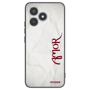 Picasee silikonski črni ovitek za Realme C53 - Amor