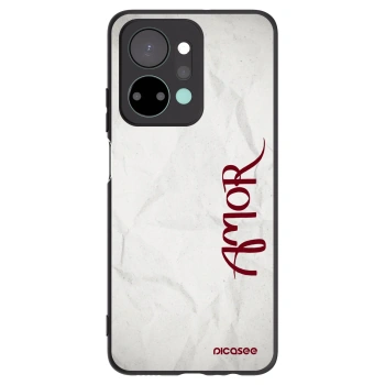 Picasee silikonski črni ovitek za Honor X7a - Amor