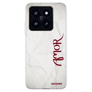 Picasee silikonski prozorni ovitek za Xiaomi 14 Pro - Amor