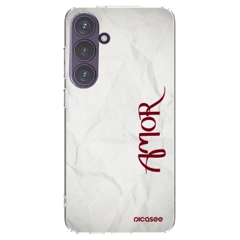 Picasee silikonski prozorni ovitek za Samsung Galaxy S24+ S926B 5G - Amor