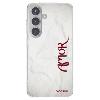 Picasee silikonski prozorni ovitek za Samsung Galaxy S24 S921B 5G - Amor