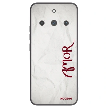 Picasee silikonski črni ovitek za Realme 11 Pro+ - Amor