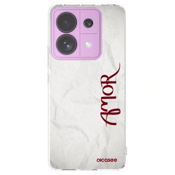Picasee silikonski prozorni ovitek za Xiaomi Redmi Note 13 Pro 5G - Amor