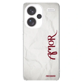 Picasee silikonski prozorni ovitek za Xiaomi Redmi Note 13 Pro+ 5G - Amor