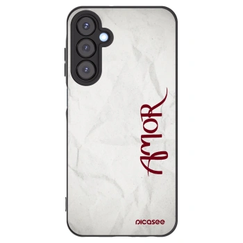Picasee silikonski črni ovitek za Samsung Galaxy A25 A256B 5G - Amor
