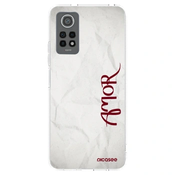 Picasee silikonski prozorni ovitek za Xiaomi Redmi Note 12 Pro 4G - Amor
