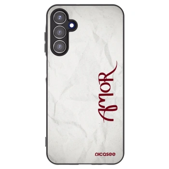 Picasee silikonski črni ovitek za Samsung Galaxy A15 A156B 5G - Amor