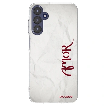 Picasee silikonski prozorni ovitek za Samsung Galaxy A15 A155F 4G - Amor