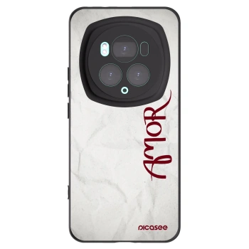 Picasee silikonski črni ovitek za Honor Magic6 Pro - Amor