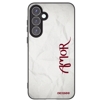 Picasee silikonski črni ovitek za Samsung Galaxy A55 5G A556B - Amor