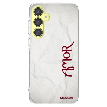 Picasee silikonski prozorni ovitek za Samsung Galaxy A35 5G A356B - Amor