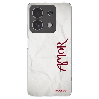 Picasee silikonski prozorni ovitek za Xiaomi Redmi Note 13 4G - Amor