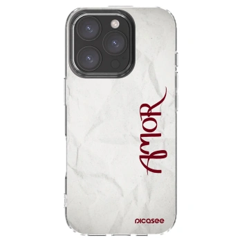 Picasee silikonski prozorni ovitek za Apple iPhone 16 Pro - Amor