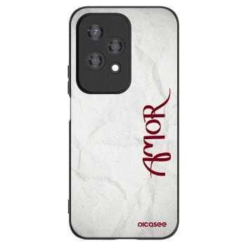 Picasee silikonski črni ovitek za Honor 200 Lite - Amor